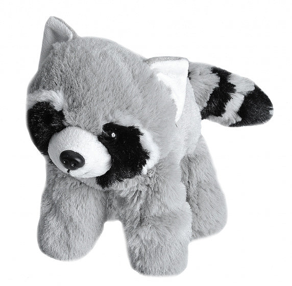 knuffelbeer junior 18 cm pluche grijs/zwart