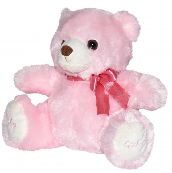 knuffelbeer junior 25 cm pluche roze