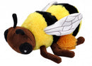 knuffelbij Mini junior pluche geel/bruin one-size