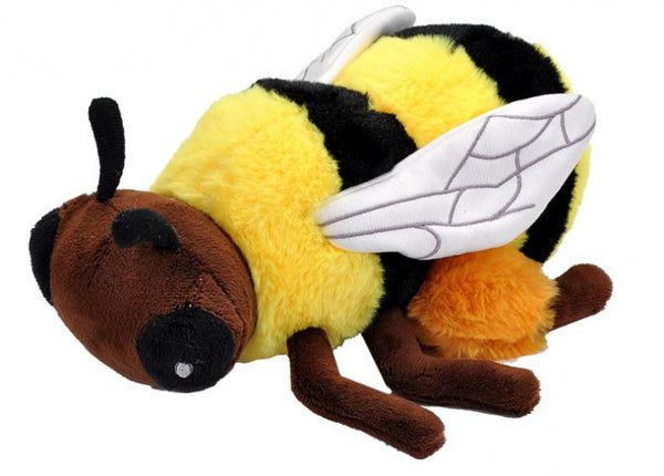 knuffelbij Mini junior pluche geel/bruin one-size