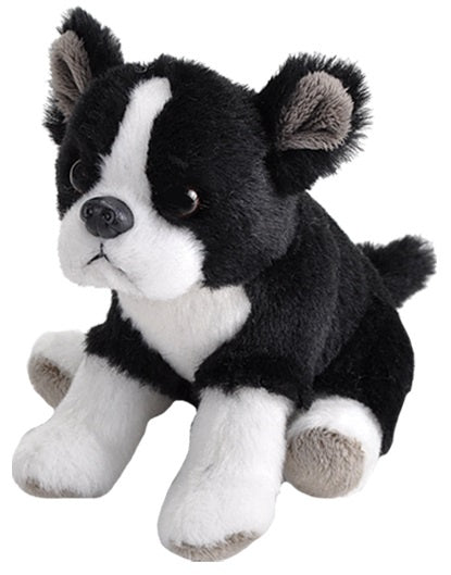 knuffelhond terrier junior 13 cm pluche zwart