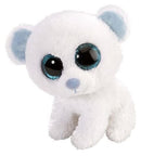 knuffelijsbeer junior 13 cm pluche wit/blauw