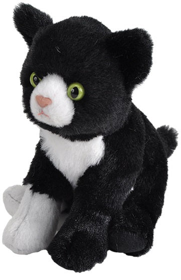 knuffelkat Tuxedo junior 13 cm pluche zwart