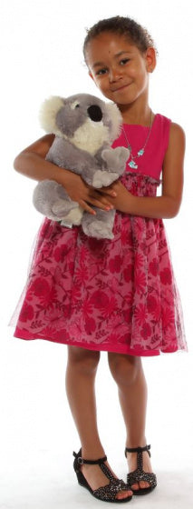 knuffelkoala junior 30 cm pluche grijs/wit