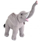 knuffelolifant junior 38 cm pluche grijs