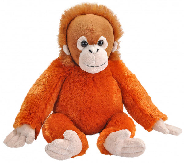 knuffelorang-oetang junior 30 cm pluche oranje
