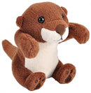 knuffelotter junior 10 cm pluche bruin