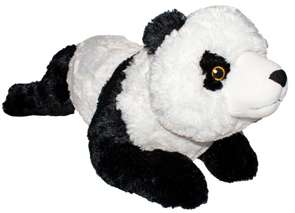 knuffelpanda Ecokins 76 cm pluche zwart/wit