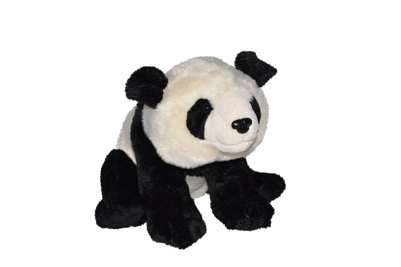 knuffelpandabeer junior 58 x 38 cm pluche zwart/wit