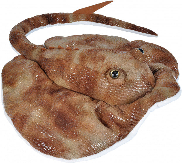 knuffelrog junior 76 x 37 x 10 cm pluche bruin