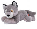 knuffelwolf Ekokins 36 x 15 x 24 cm pluche grijs