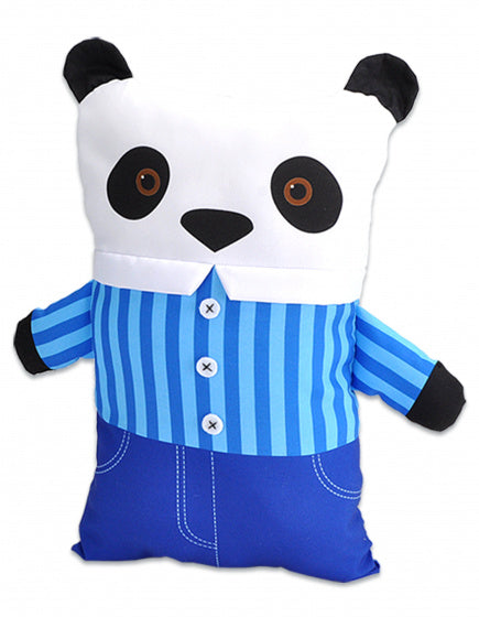 kussen Pillowkins panda junior 38 x 22 cm katoen