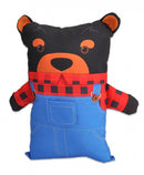 kussen Pillowkins beer 38 x 22 cm katoen