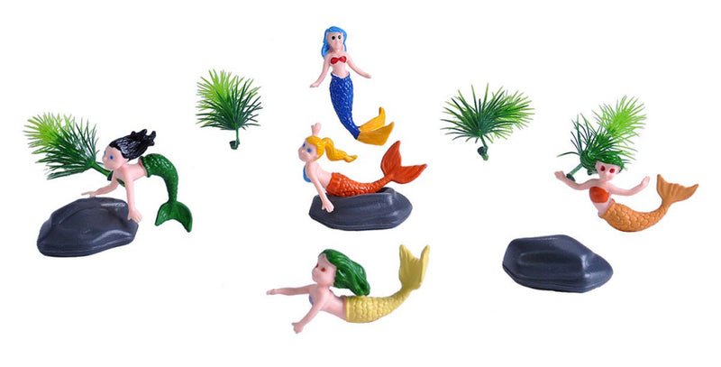 mini-speelset Mermaid meisjes 12-delig