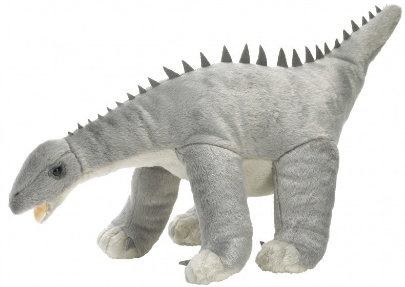 knuffel NHM Diplodocus 30 cm pluche grijs