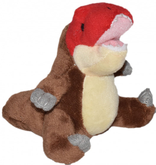 knuffel NHM T-rex 8 cm pluche bruin