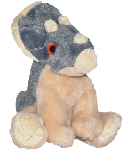knuffel NHM Triceratops 13 cm pluche naturel