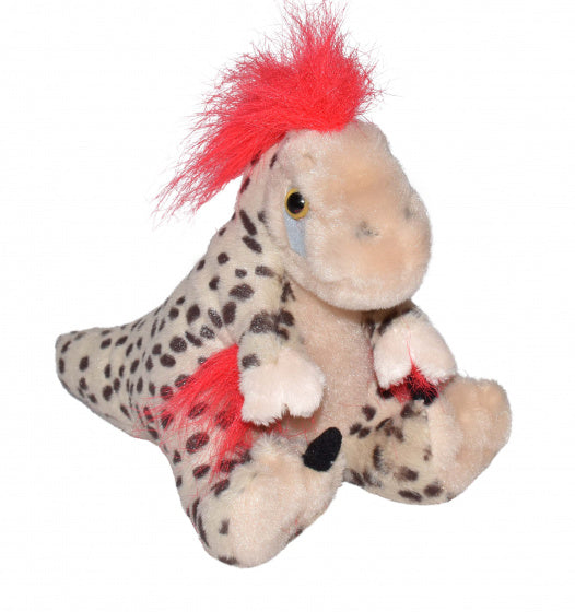 knuffel NHM Utahraptor 13 cm pluche bruin