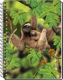 notitieboek 3D luiaard junior A5 papier groen