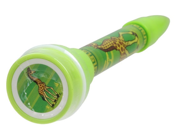 pen met stempel giraffe junior 12,7 cm groen