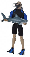 speelset Reef Diver junior blauw/grijs 2-delig