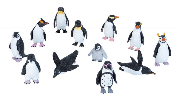 speelfiguren pinguïns 10 stuks