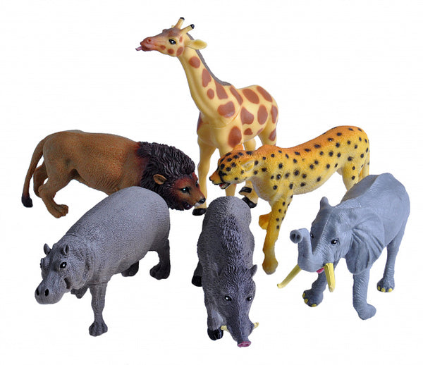 speelfiguren wilde dieren junior 6-delig