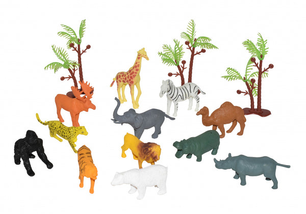 speelfiguren wilde dieren junior 12-delig