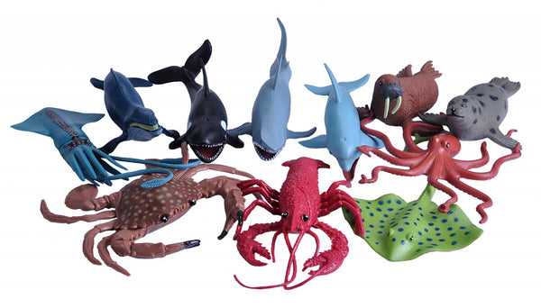 speelfiguren zeedieren junior 11-delig