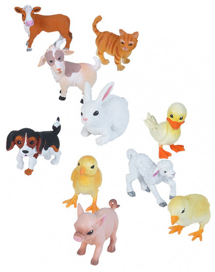 speelset boerderijdieren junior 5 cm 10-delig