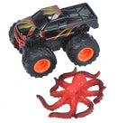 speelset truck en octopus junior zwart/rood 2-delig