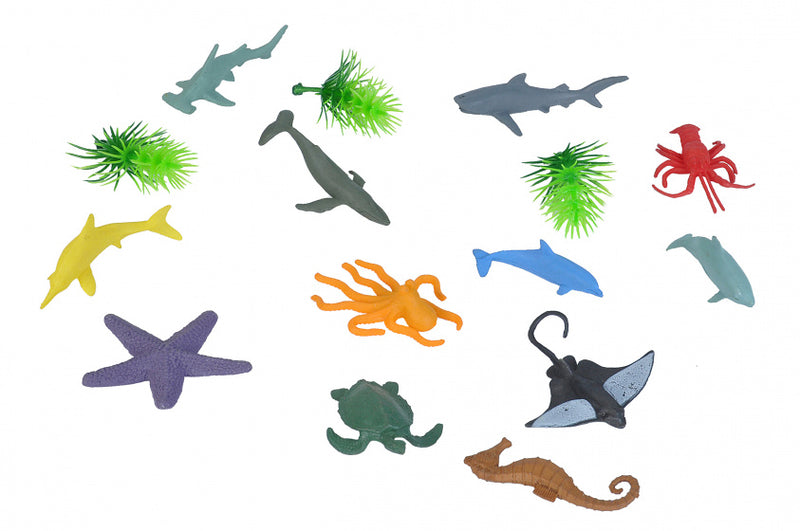 speelset zeedieren junior 15-delig