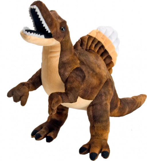 knuffel Dinosauria Spinosaurus 25 cm pluche bruin