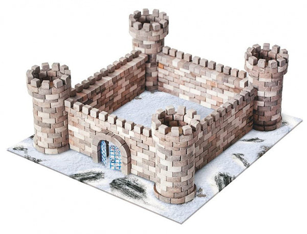 Bouwpakket Castle junior 28 cm gips grijs 871-delig