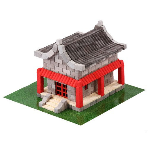 bouwpakket Chinese House junior 17 cm gips 601-delig