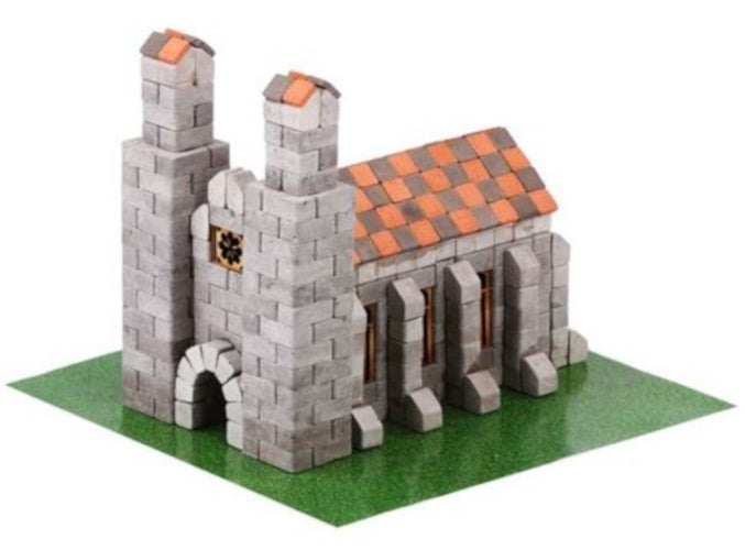 bouwpakket Church junior 17 cm gips grijs 501-delig