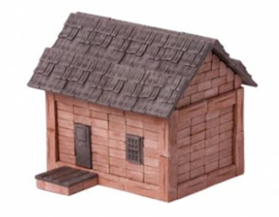 bouwpakket House junior 12 cm gips bruin 316-delig