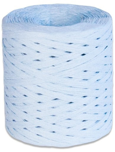 lint 200 meter papier lichtblauw