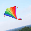 vlieger Eddy Rainbow junior 75 cm polyester 3-delig