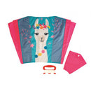 vlieger Sled Alpaca 65 cm polyester blauw 4-delig