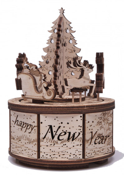 3D-modelbouw Carousel 16 x 11,5 cm hout 97-delig