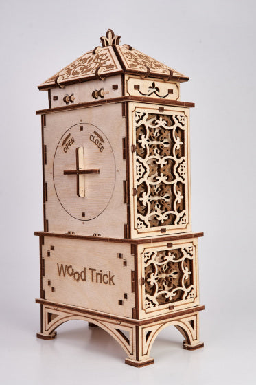 3D-modelbouw Klassieke Klok 29,5 cm hout 142-delig