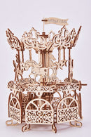 modelbouw Carrousel hout 30 cm bruin 179 onderdelen