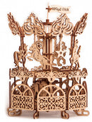 modelbouw Carrousel hout 30 cm bruin 179 onderdelen