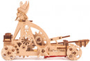 houten-modelbouw 3D Katapult 21 cm naturel 106-delig