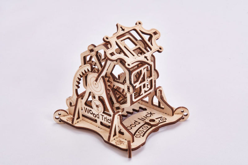 houten-modelbouw 3D Rad van Fortuin 21 cm 53-delig