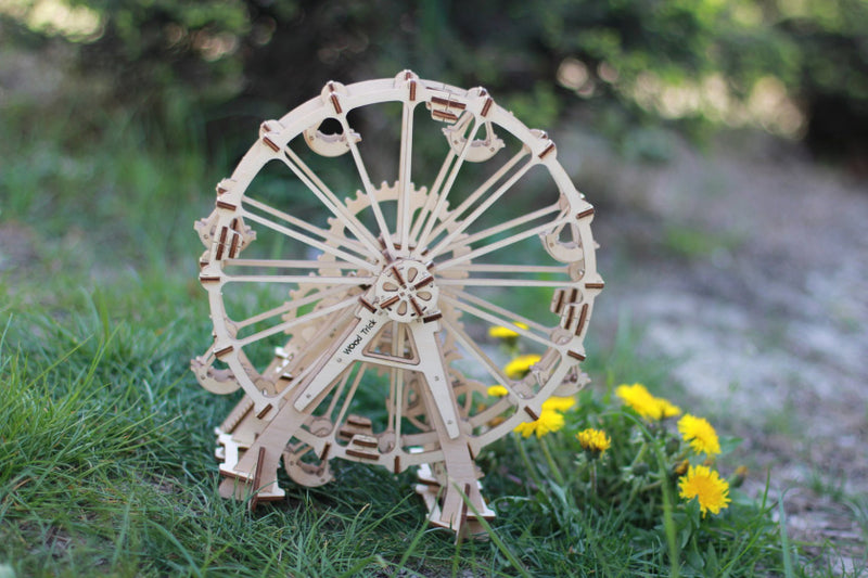 houten-modelbouw 3D Reuzenrad 29 cm naturel 227-delig