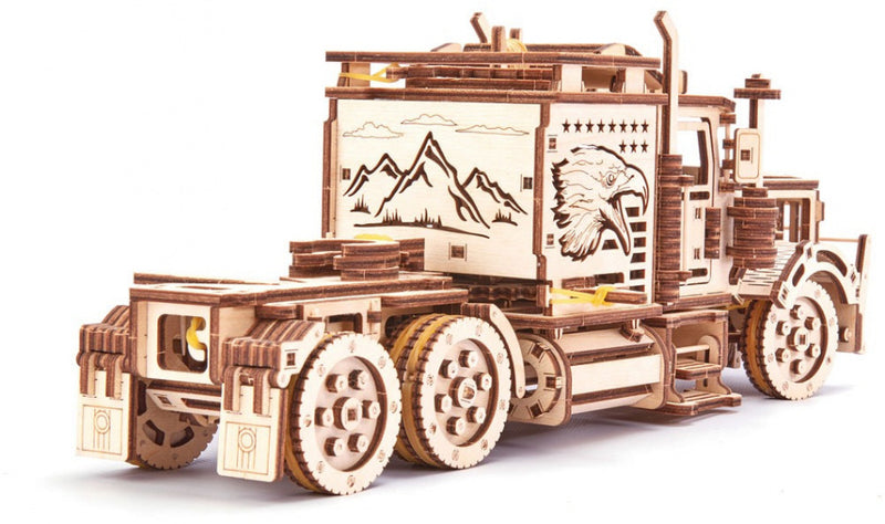 modelbouwset Big Rig Truck 37,5 cm hout 485-delig
