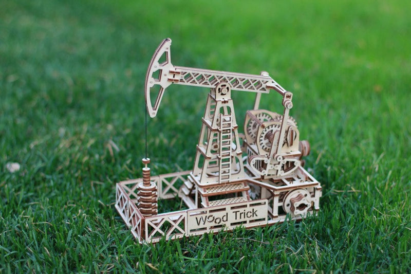 modelbouwset Boortoren hout 26 cm 120-delig