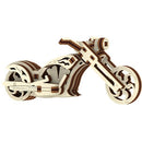 Houten 3D-puzzel chopper 10 cm